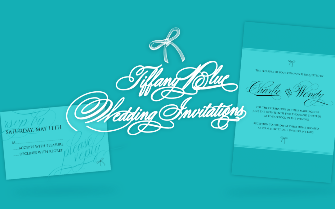 Tiffany Blue Wedding Invitations